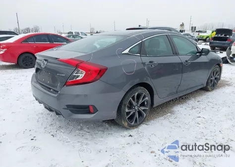 2021 Honda Civic Sport из США, поврежденный, VIN 2HGFC2F85MH558200